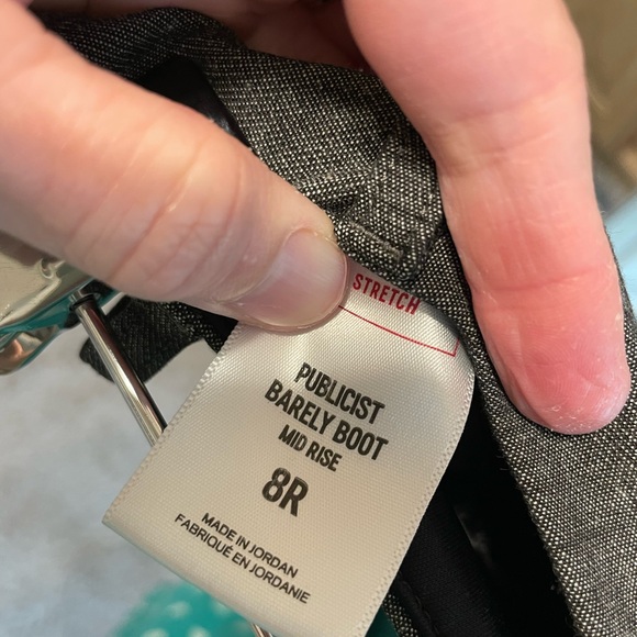 Express Publicist Boot Cut Pants, Gray Twill - 8R - Picture 7 of 7